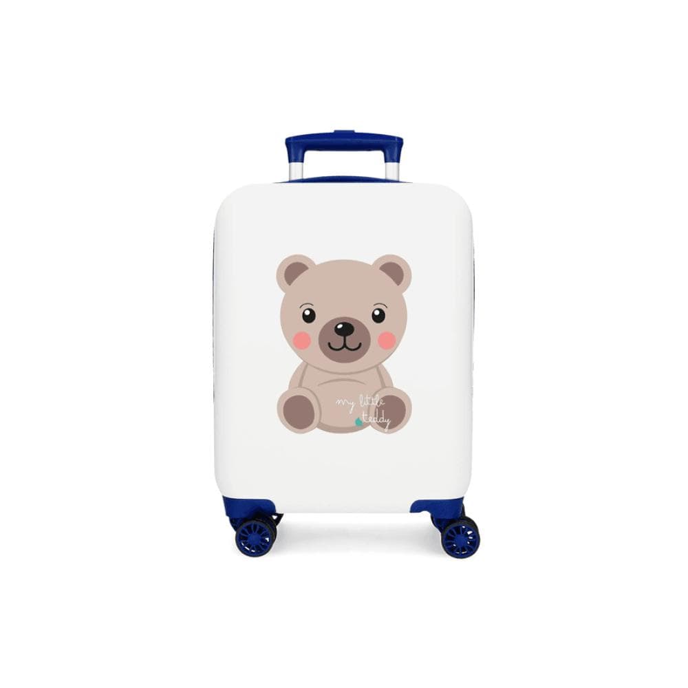 Putni kofer za decu 50cm Roll Road Happy Pets Teddy white/blue 49913