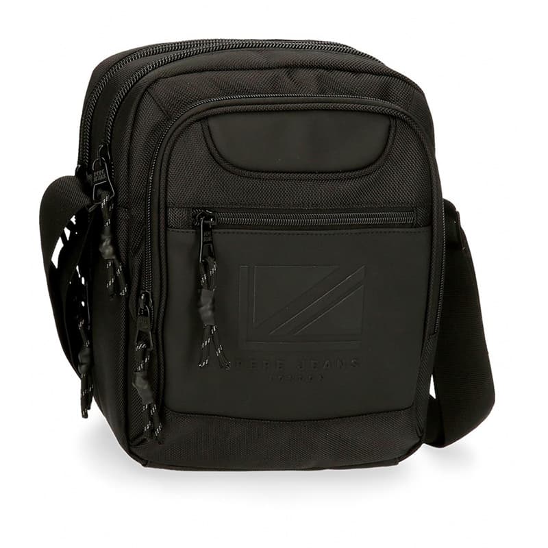 Torbica 27cm sa tri pregrade Pepe Jeans Bromley black 71757