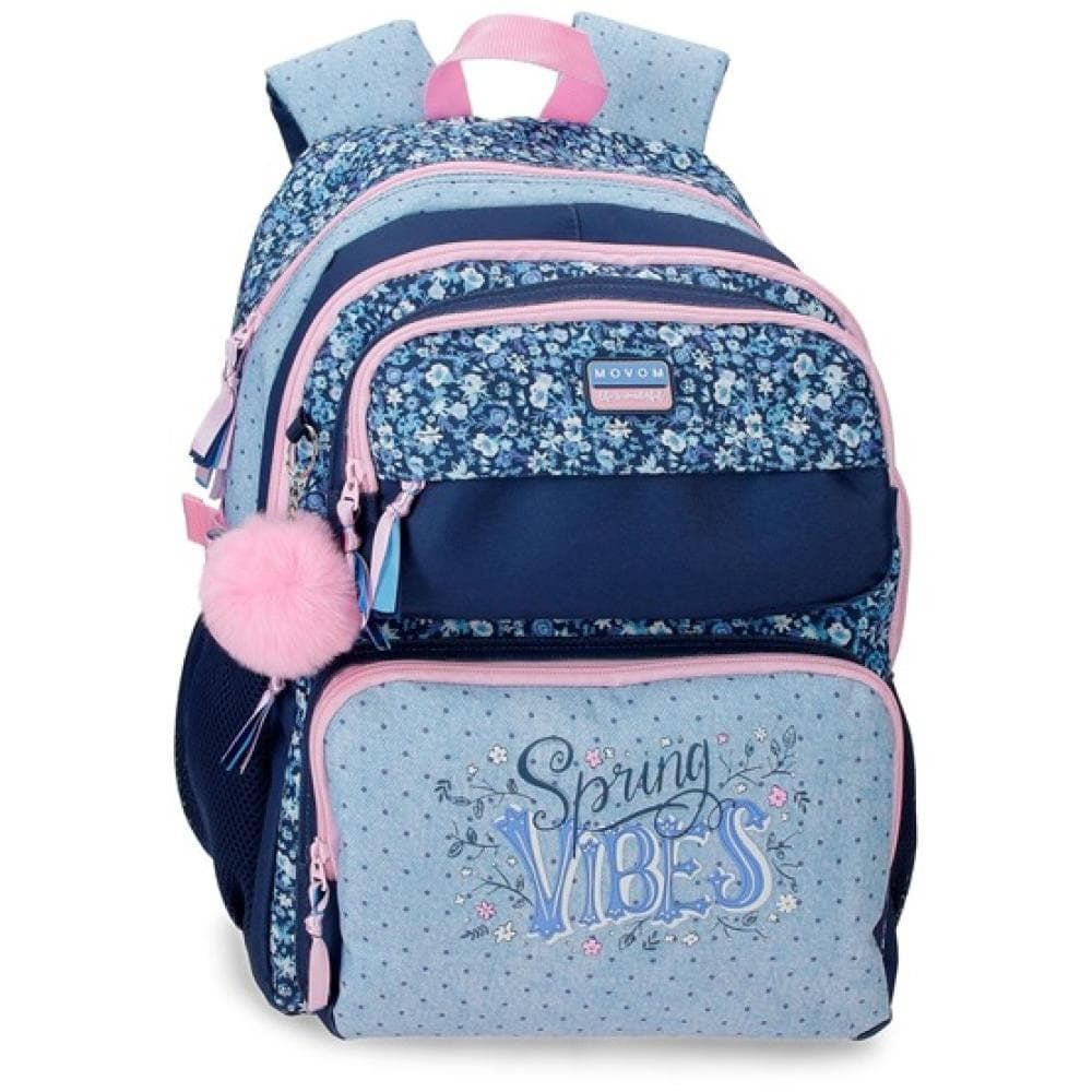 Ranac za školu 45cm Movom Spring Vibes blue 32624