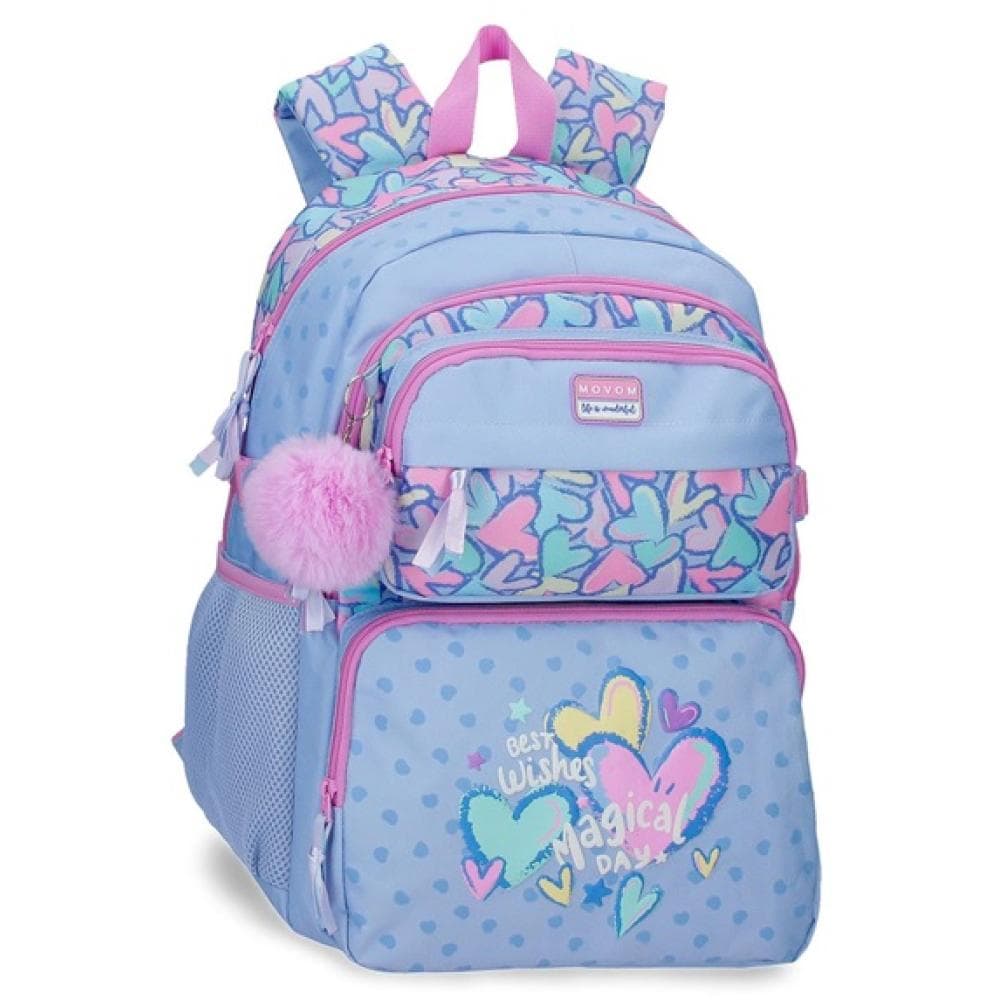 Ranac za školu 45cm Movom Best Wishes purple 32124