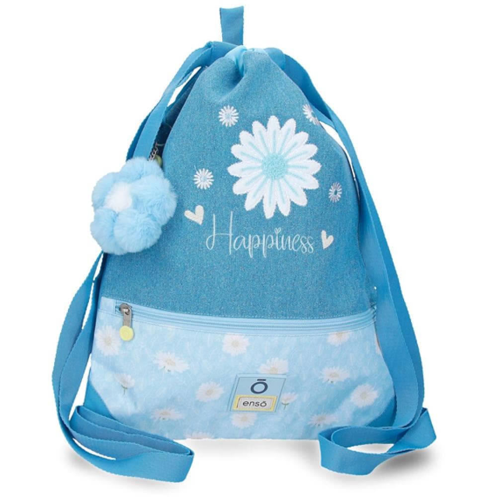 Ranac sa zatezanjem Enso Happiness blue 99738