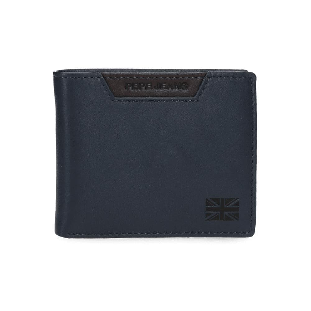 Muški kožni novčanik na preklop 11cm Pepe Jeans Indiana navy 75340