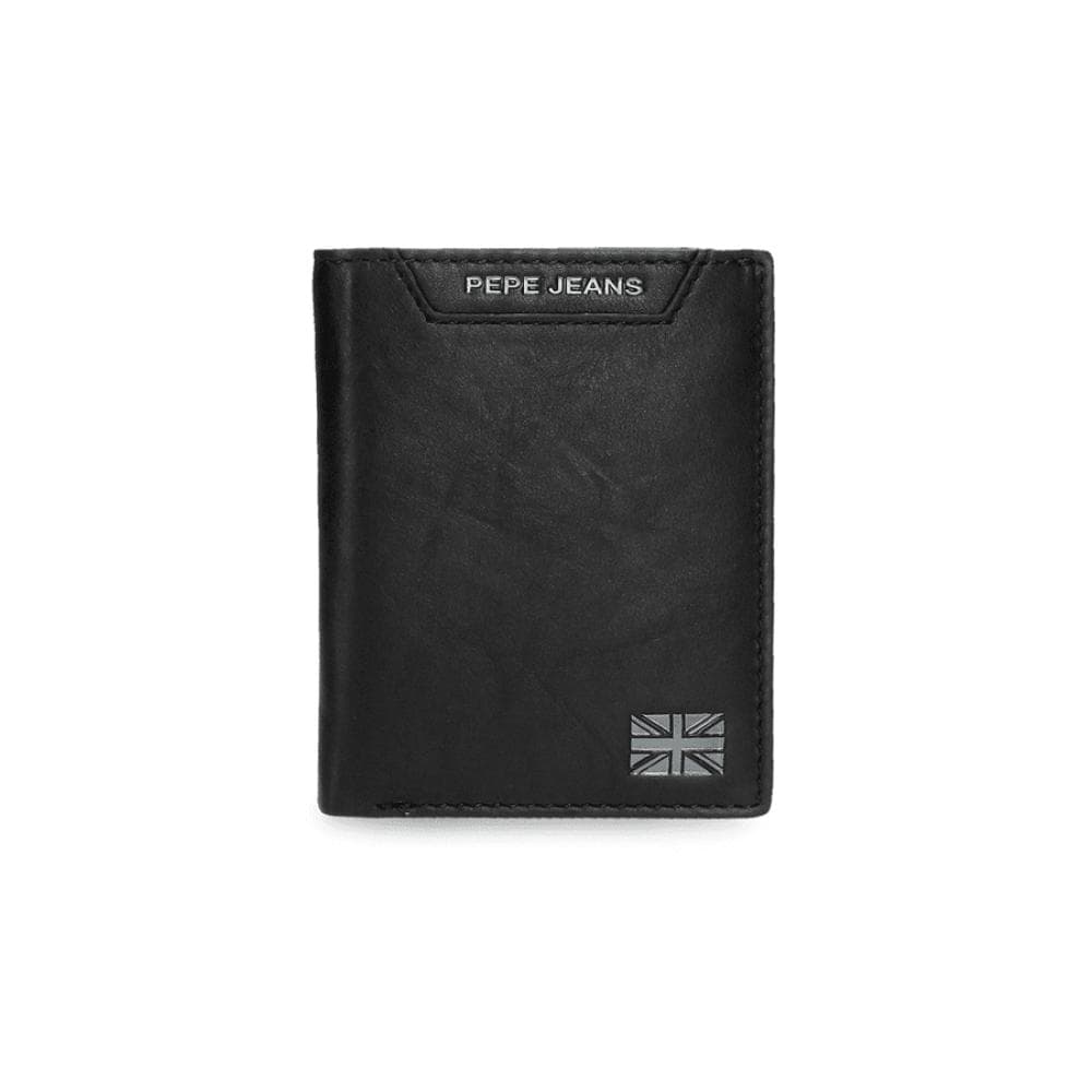 Kožni muški novčanik Pepe Jeans Indiana black 75321