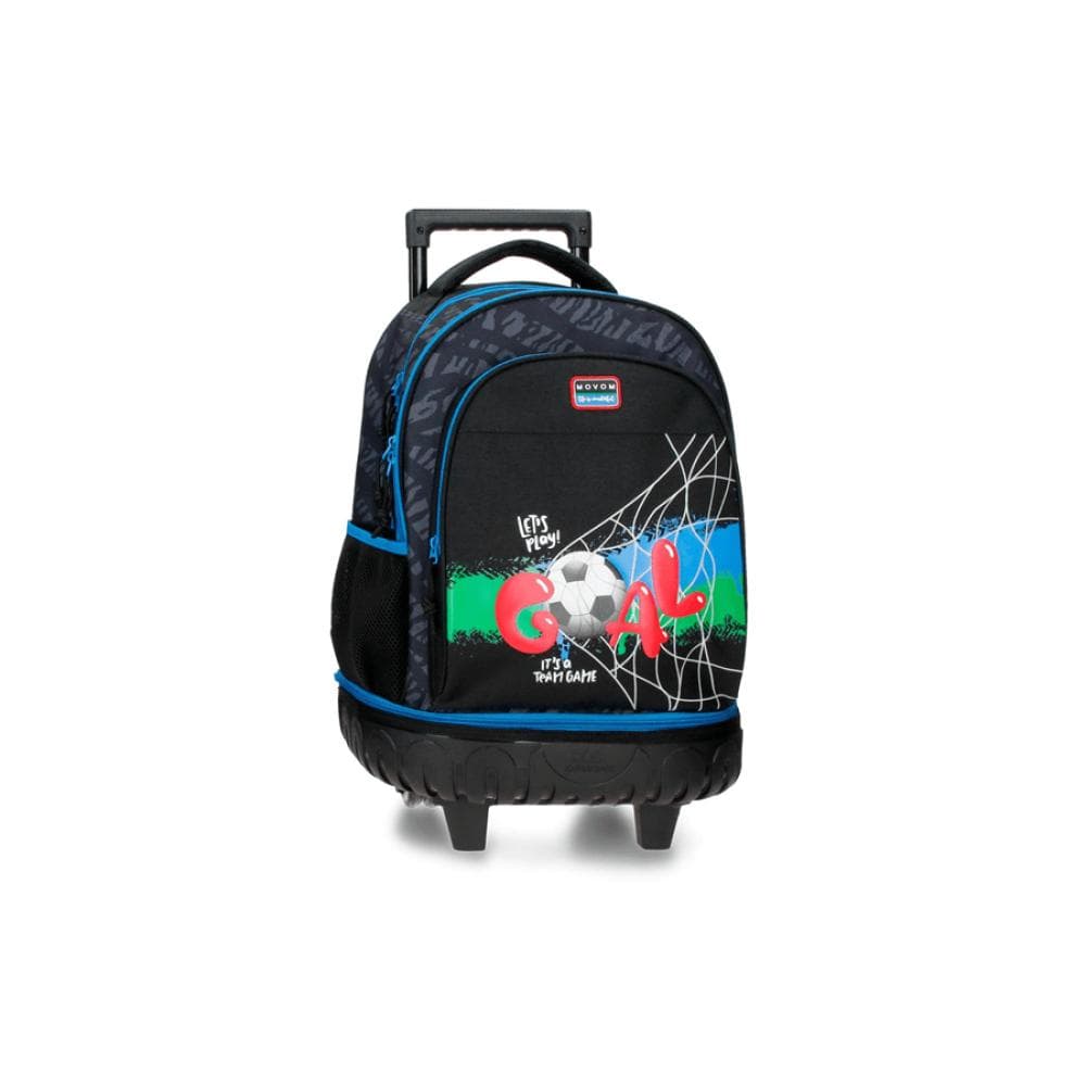 Ranac za školu 43cm sa točkićima Movom Movom Offside black 32829