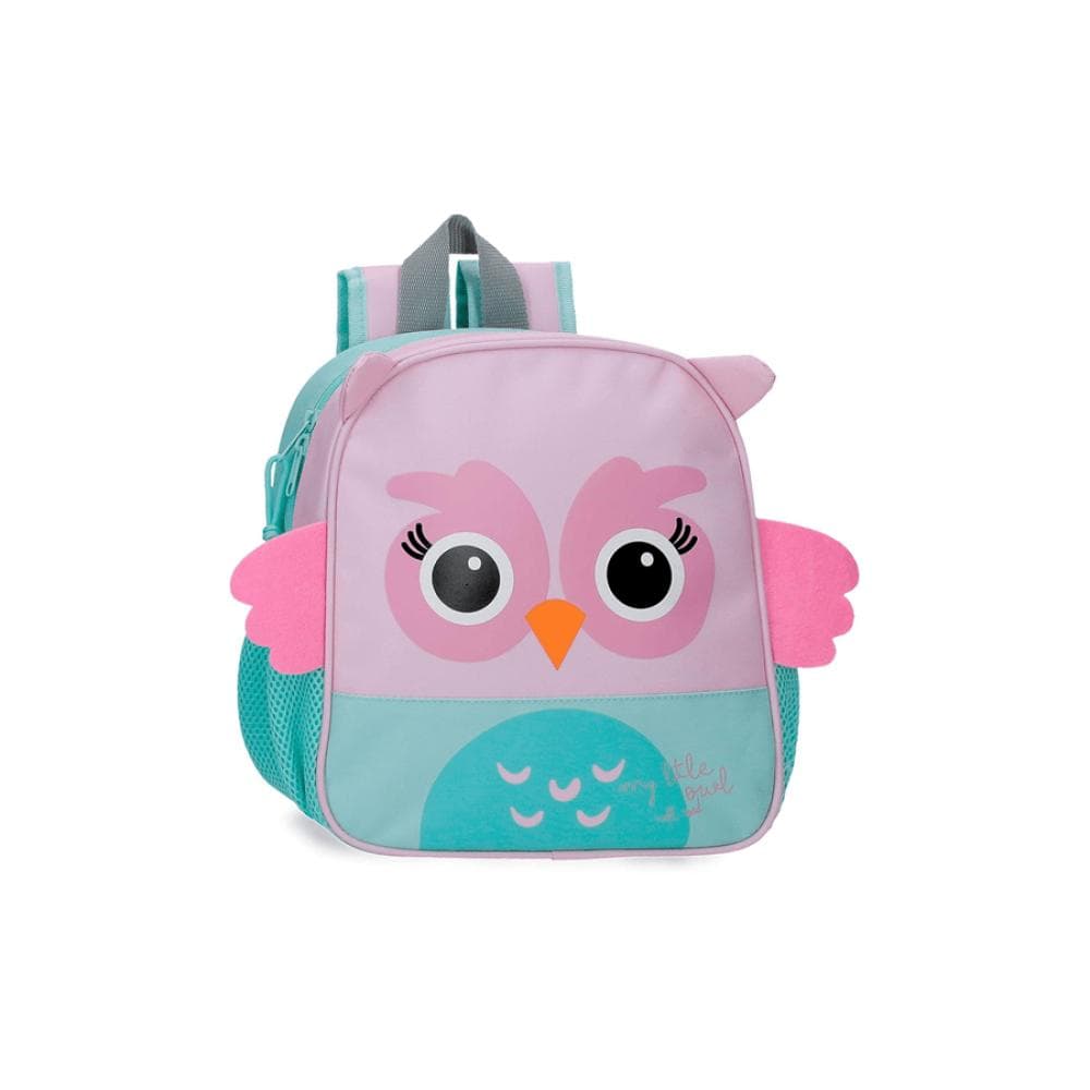 Ranac za vrtić 25cm Roll Road Happy Pets Owl pink 49920