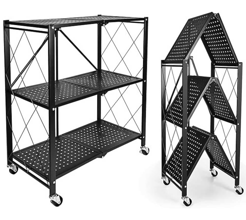 Metalna sklopiva polica sa točkićima Orion Storage 87x71x34cm