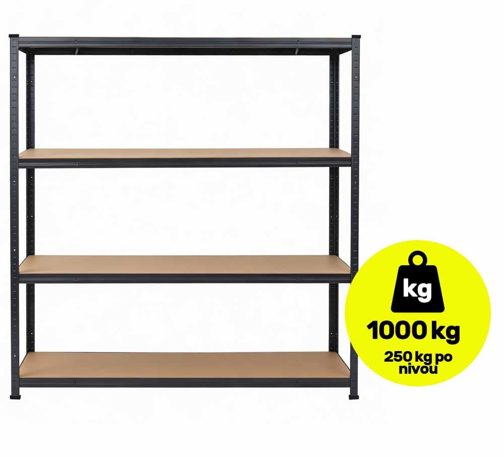 Metalni regal Orion Heavy Industrial 180×150×60 cm 4×250kg