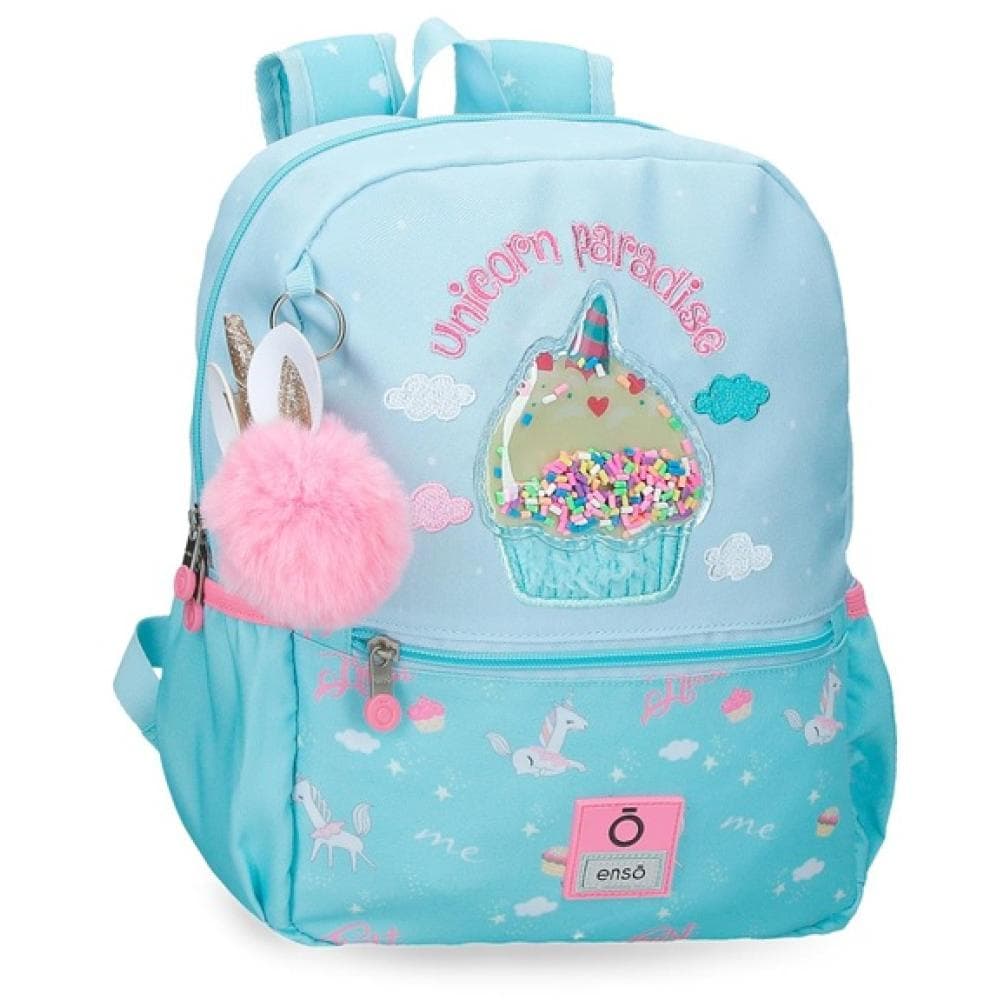 Ranac 33cm za vrtić Enso Unicorn Paradise blue 99422