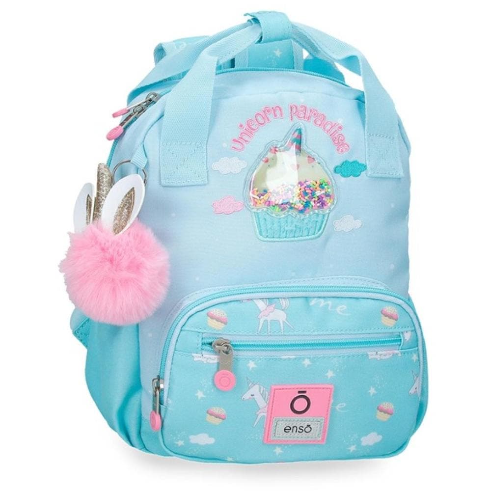 Ranac 28cm za vrtić Enso Unicorn Paradise blue 99421