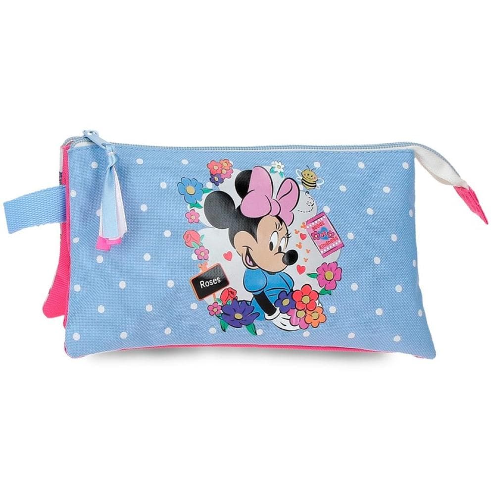 Pernica sa 3 pregrade Disney Minnie Flowers blue 43143