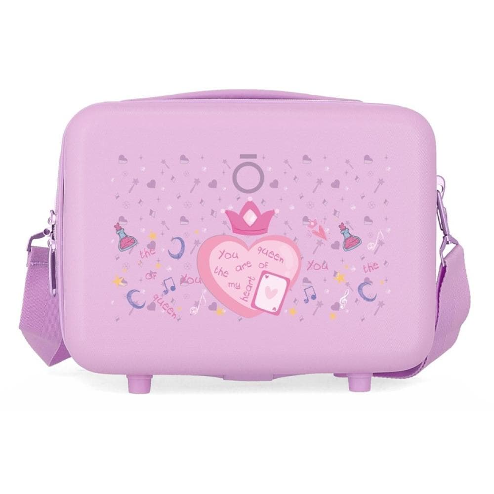 Dečiji tvrdi neseser - kofer Enso Queen Of Hearts purple 99519