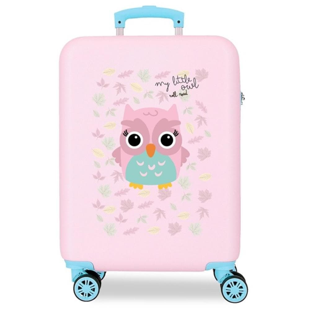 Dečji kofer 55cm Roll Road Happy Pets Owl pink 49911