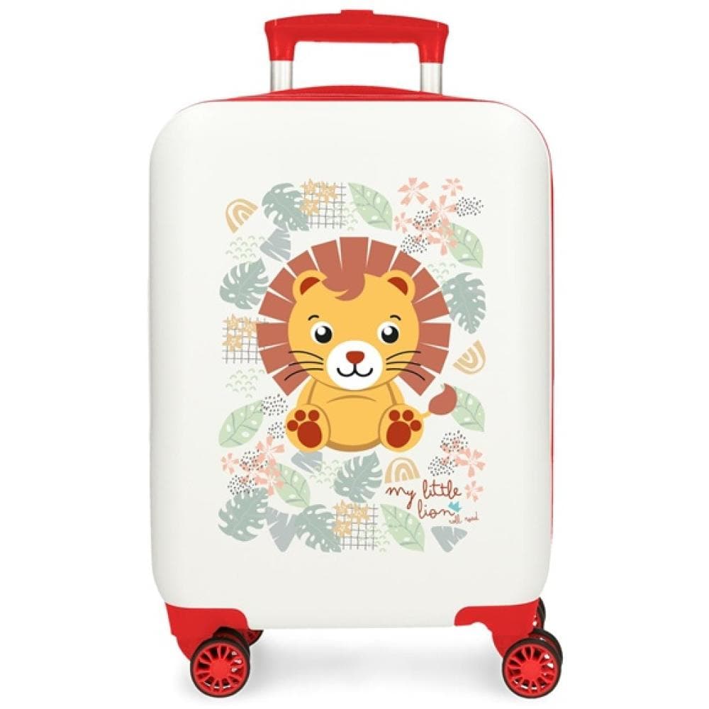 Dečji kofer 55cm Roll Road Happy Pets Lion white 49911