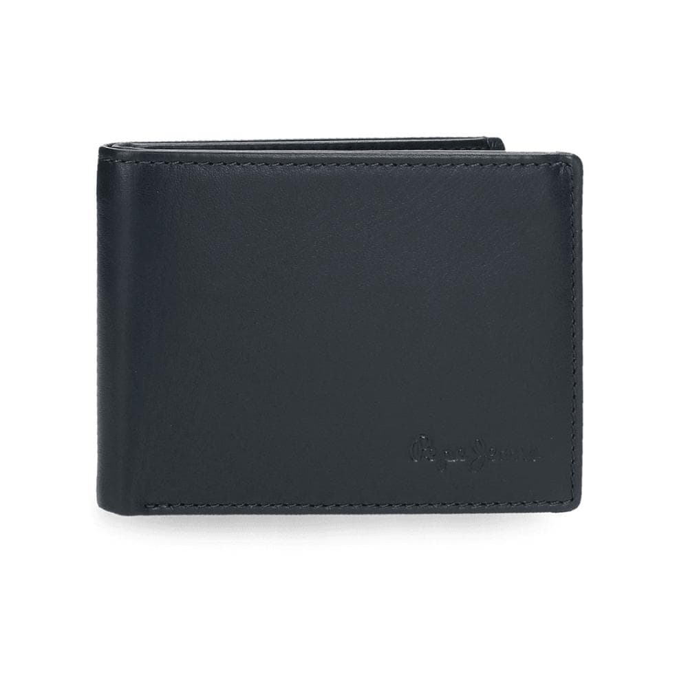 Kožni novčanik na preklop Pepe Jeans Luton navy 73631