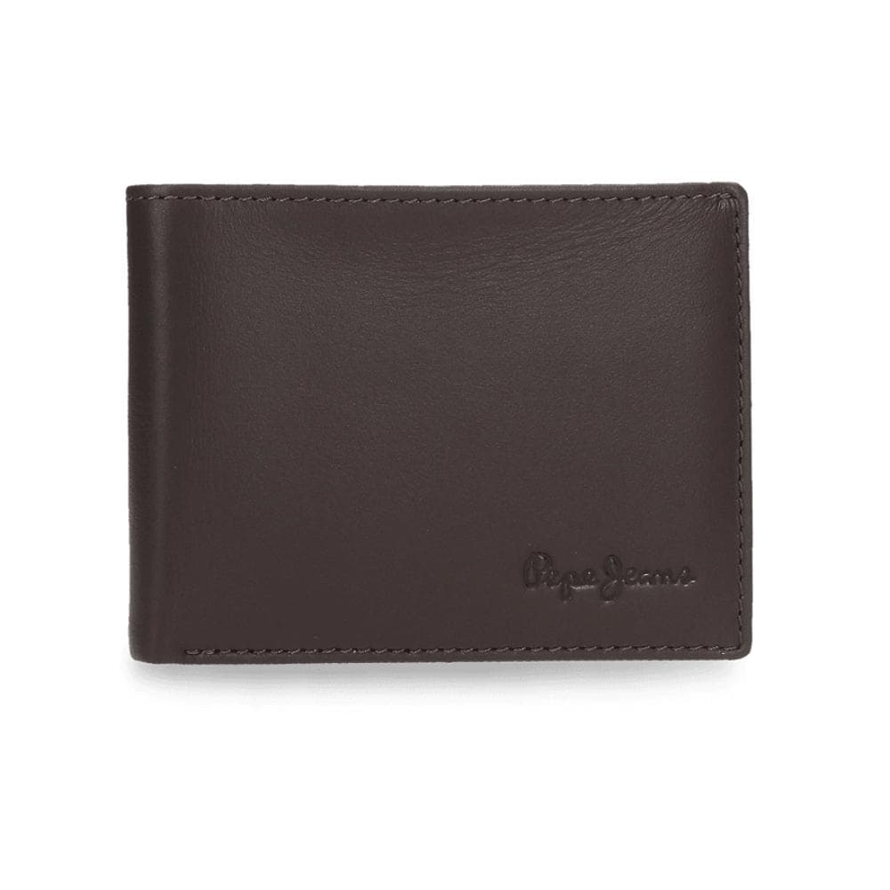 Kožni novčanik na preklop Pepe Jeans Luton brown 73631