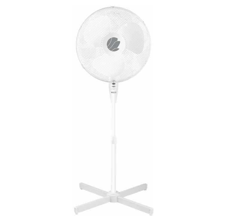 Podni ventilator ECG FS 40a White 40cm 50W