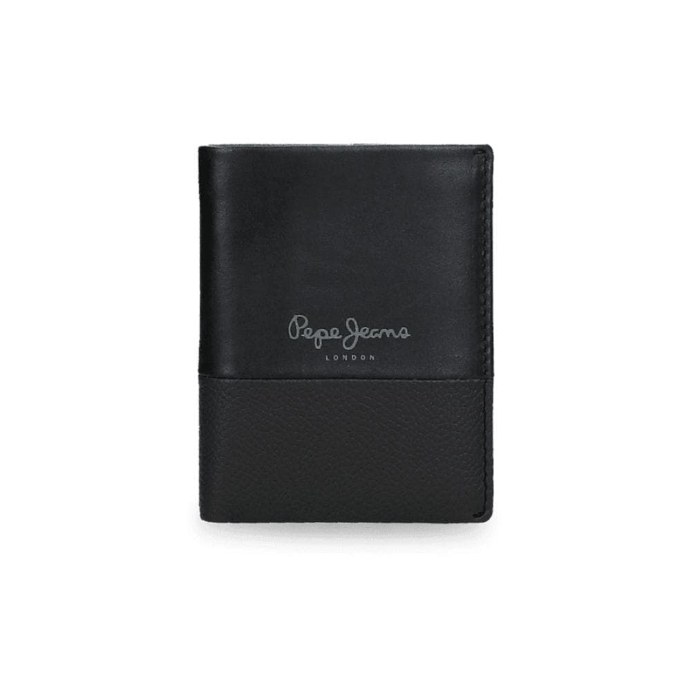 Muški kožni novčanik na preklop PJL Dual black 78311