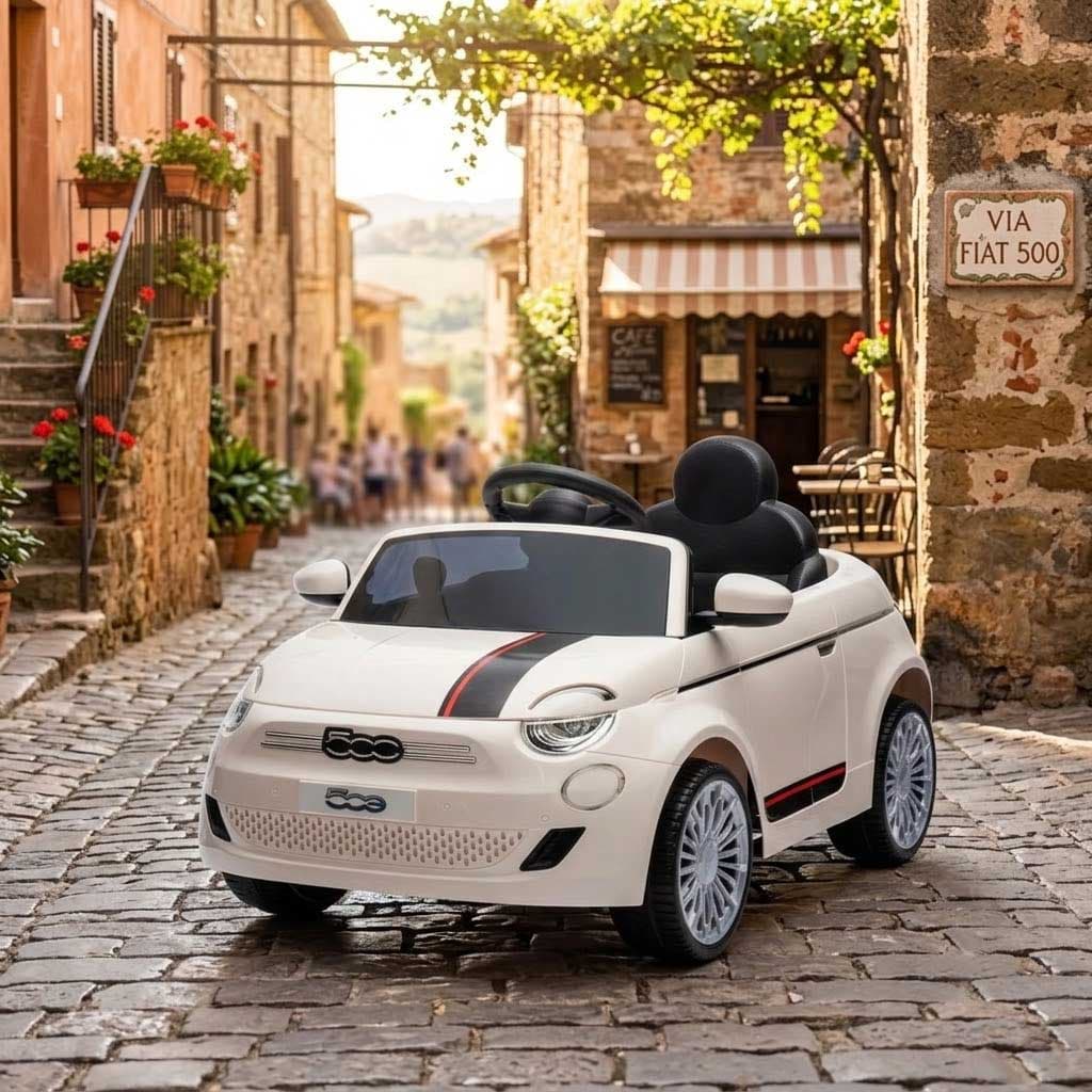 Dečiji automobil na akumulator Fiat 500 Style Beli