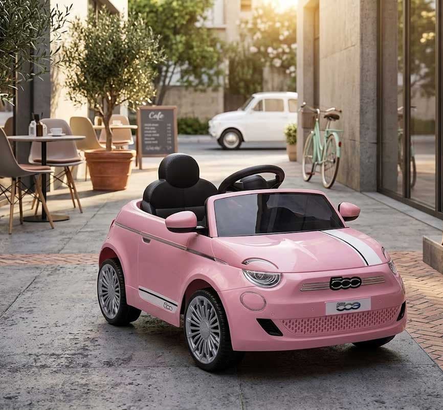 Dečiji automobil na akumulator Fiat 500 Style Roze