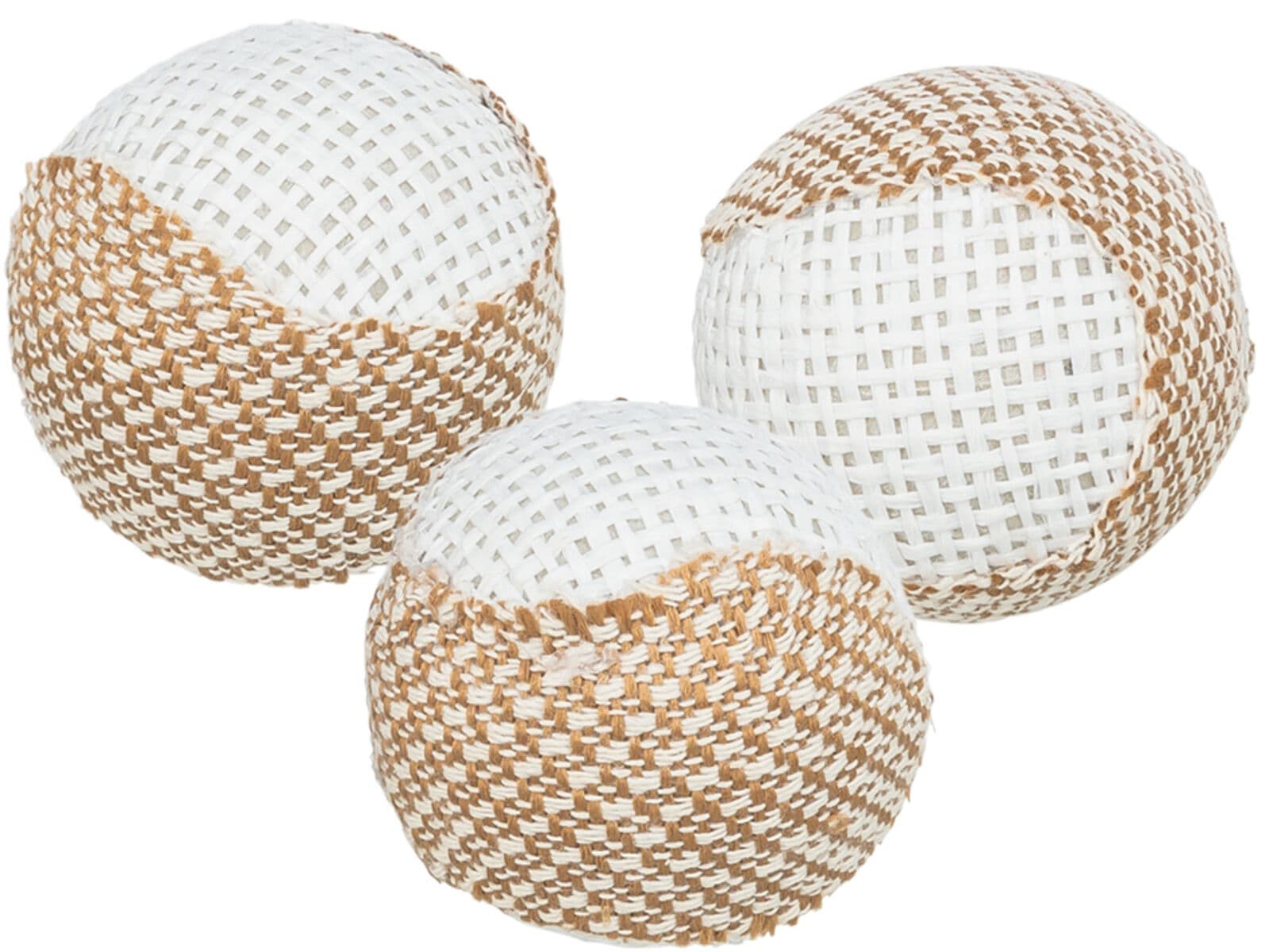 Igračka za mačke Tri loptice od jute 5cm Trixie 45818