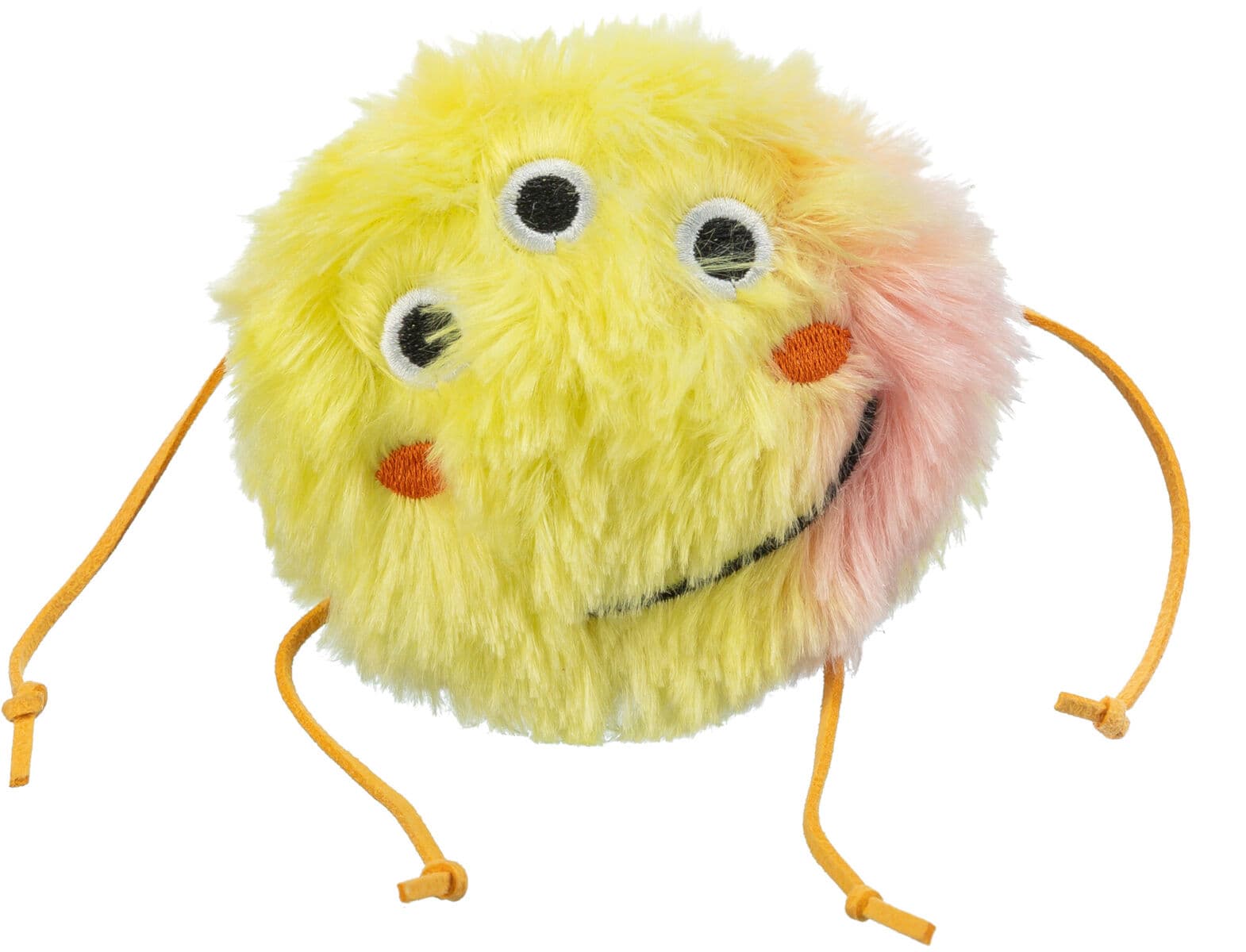 Igračka za mačke Plišano žuto čudovište sa mačijom travom 10cm TRIXIE 45688