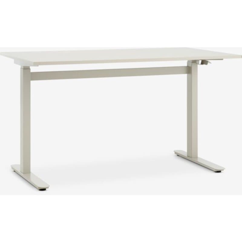 Radni sto sa podesivom visinom LUNDTOFT 70x130 cm, bež