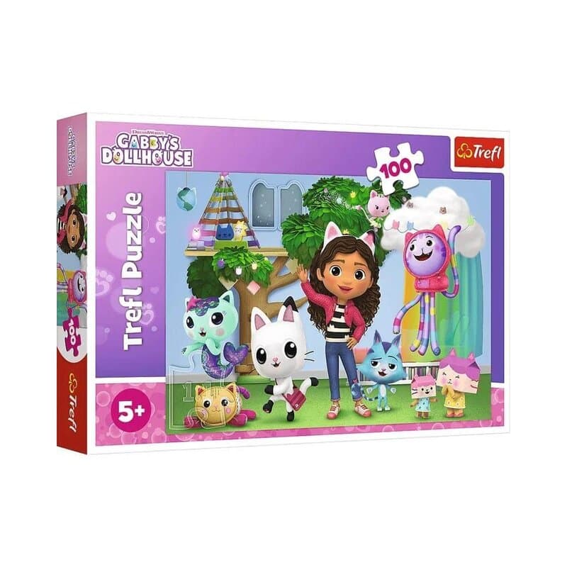 Puzzle Gabby's Dollhouse 100 delova - Tref