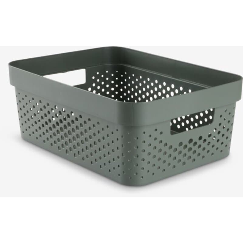 Korpa INFINITY 11L, plastika, tamno zelena