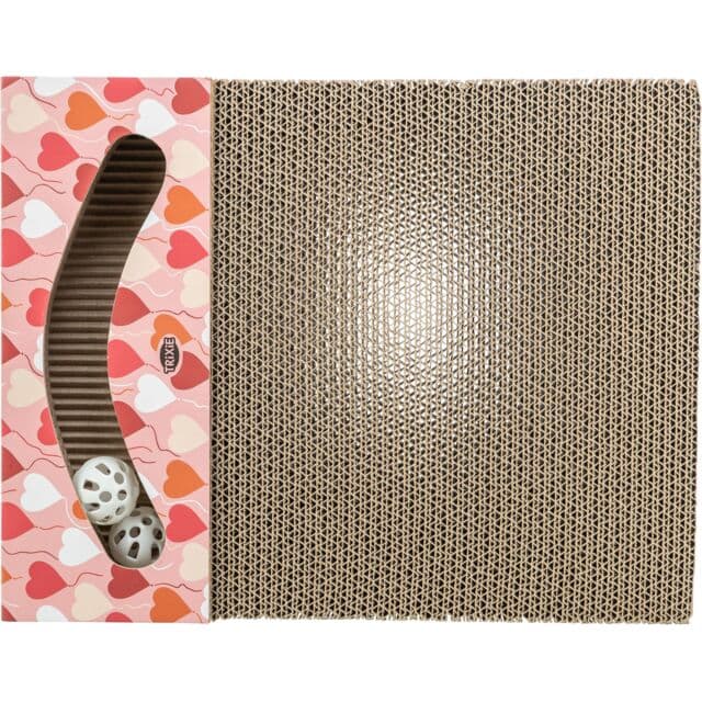 Kartonska grebalica za mačke 38cm sa lopticama Valentine TRIXIE 99352390