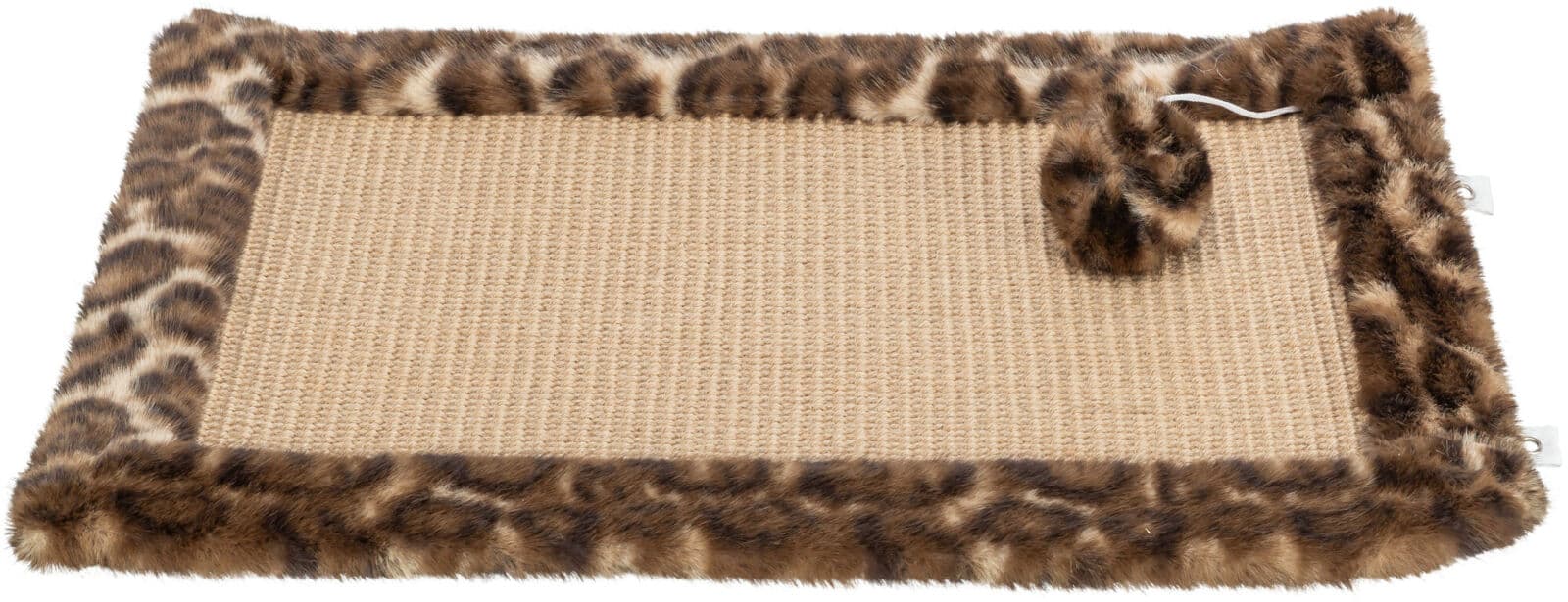 Prostirka grebalica za mačke 55cm sa lopticom Leo brown TRIXIE 48171