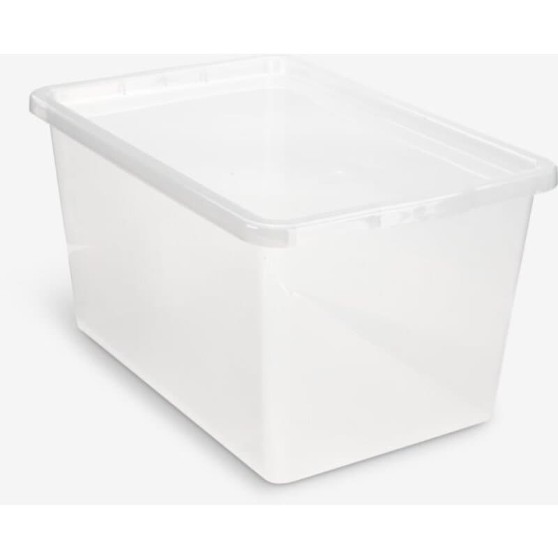 Kutija BASIC BOX 52L sa poklopcem, providna