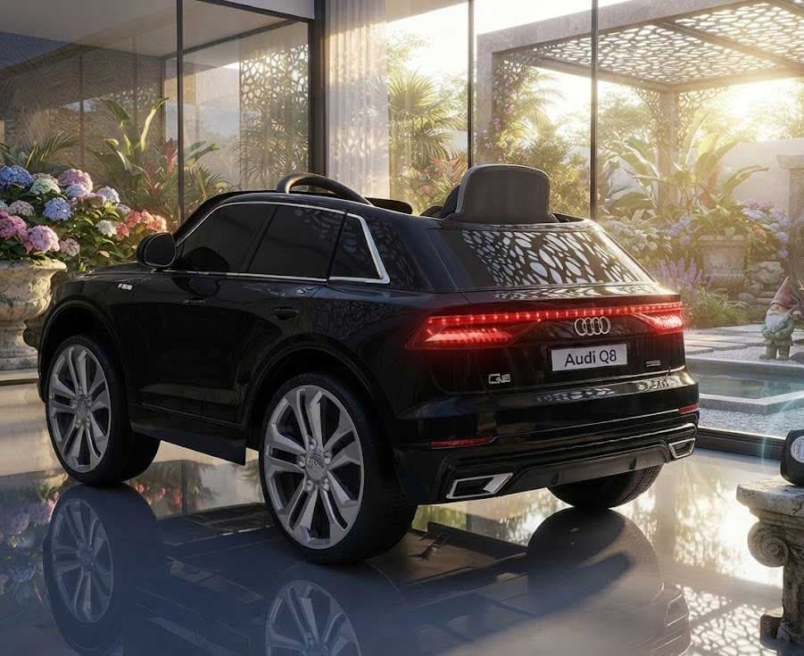 Dečiji auto na akumulator sa daljinskim upravljanjem Audi Q8 Crni
