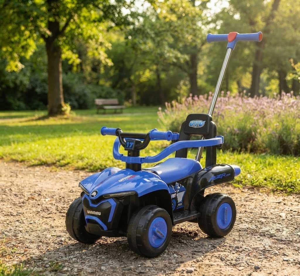 Dečija guralica za prve korake i avanture 477 Blue