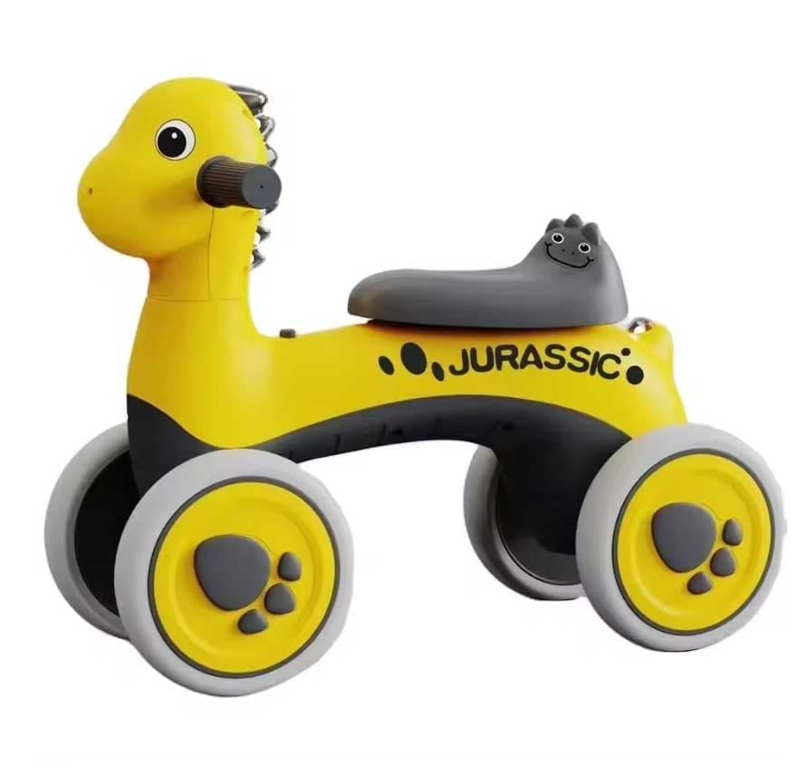 Dečija Dino guralica sa 4 točka 767 Žuta