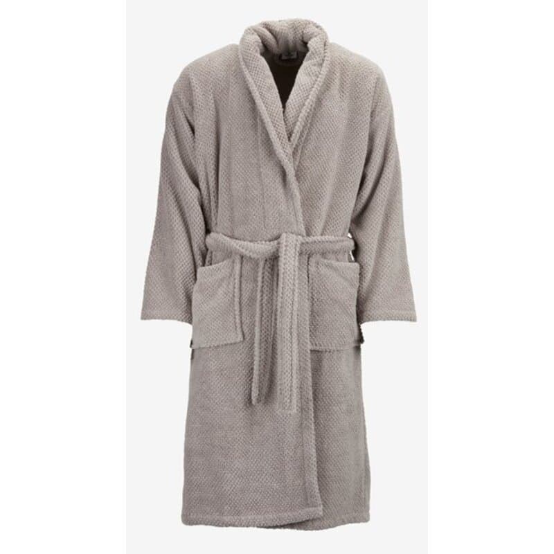 Bademantil KRONBORG BULLMARK sivi, S/M, 100% pamuk
