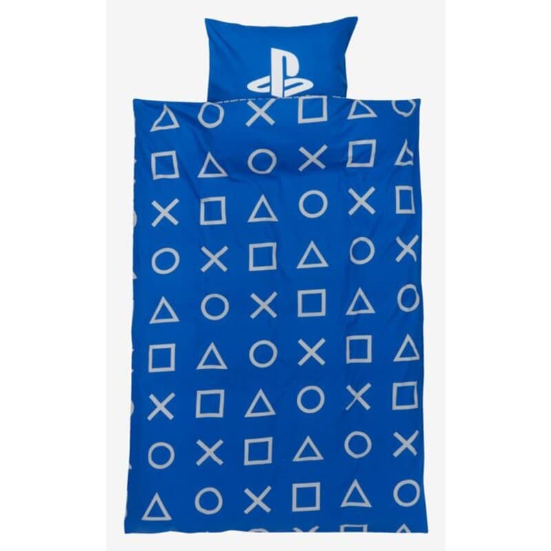 Dečija posteljina PLAYSTATION 140x200 plava Jastučnica i jorganska navlaka