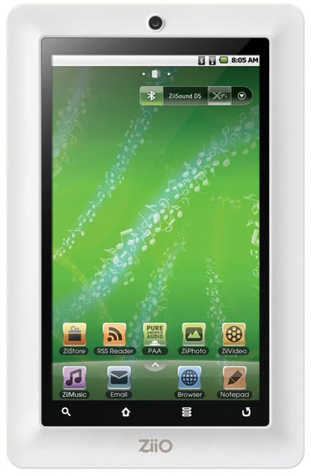 Creative ZiiO 8 GB Android Tablet Računar - 7 In TFT - Resistive Touch