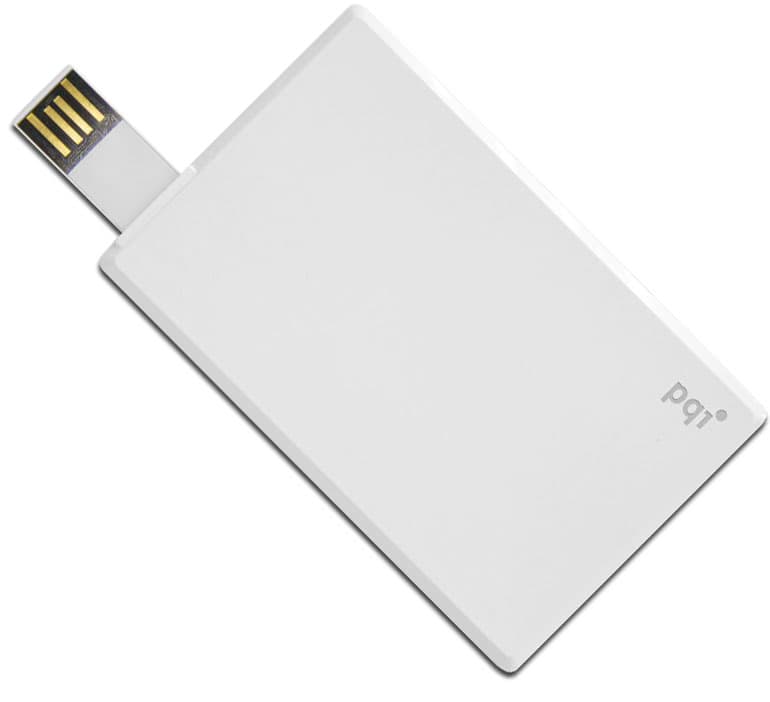 PQI Flash Vizit Karta 4 GB Bela