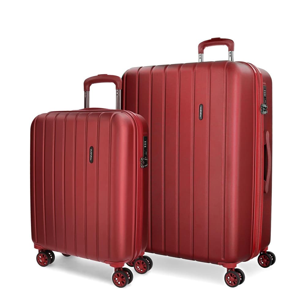 Komplet kofera 55cm-70cm Movom Wood red 53189