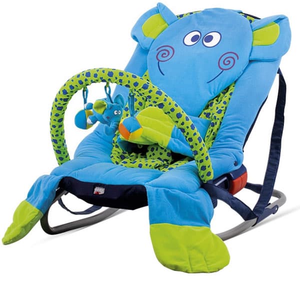 Chipolino Muzička Ležaljka za bebe Slonče