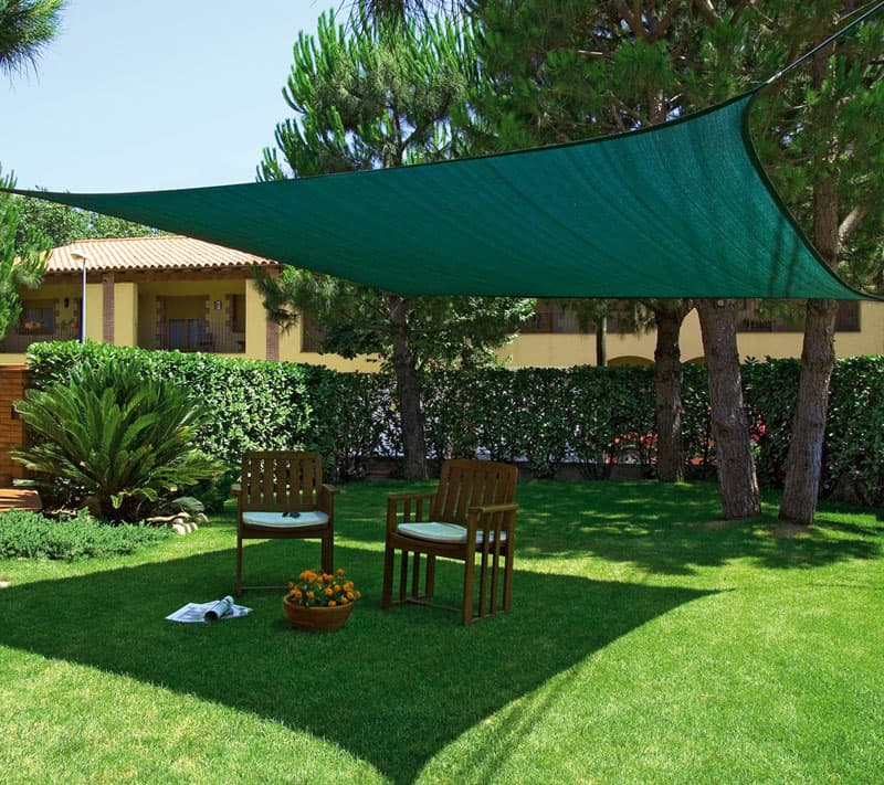 Mreža Protiv Sunca u zelenoj boji 3.6 x 3.6 m
