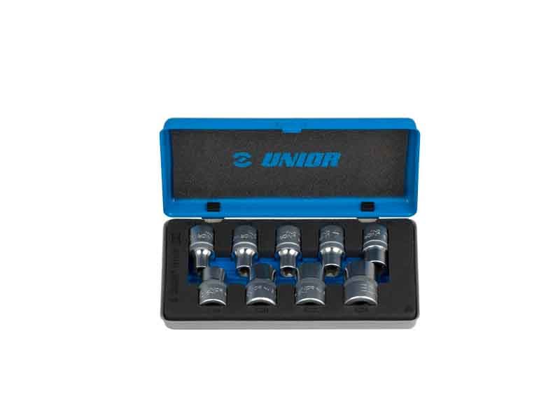 UNIOR Ključ nasadni TORX 1/2 E10-E24 GARNITURA 607314 191MB1