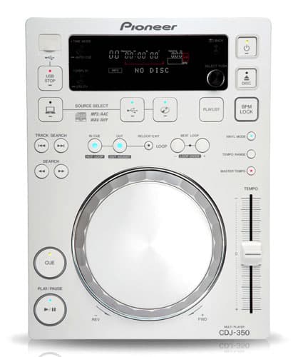 Pioneer DJ deck CDJ-350W