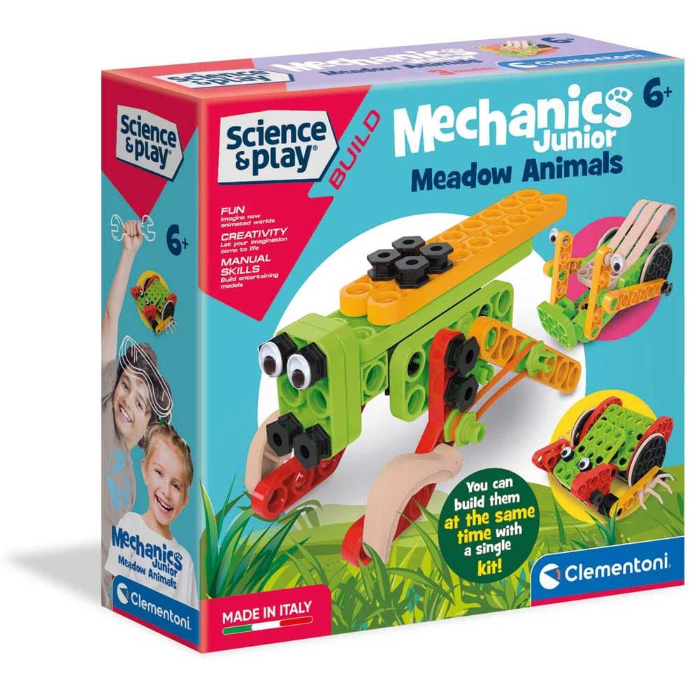 CLEMENTONI Livadske životinje Pauk puž i skakavac Mechanics Junior CL75058
