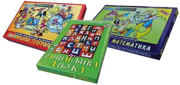 Komplet edukativnih društvenih igara za decu