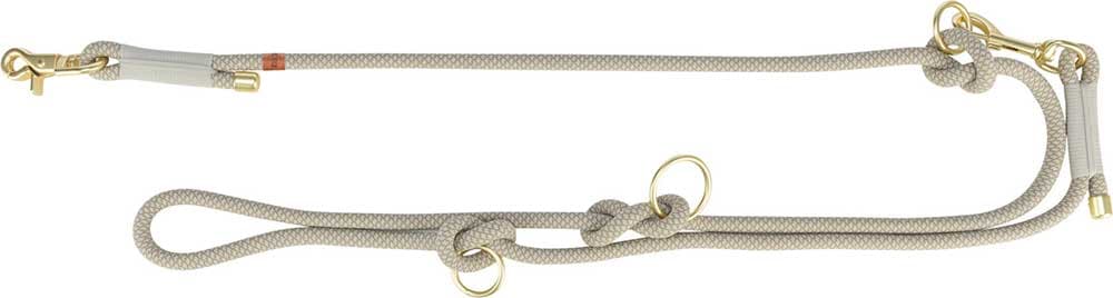 Povodac za pse podesivi Soft Rope grey/light grey Trixie 1984119