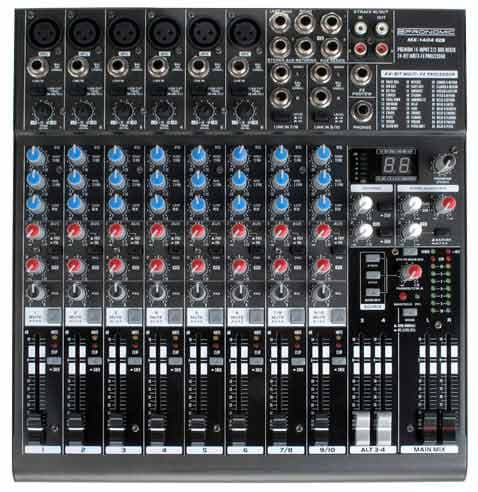 Pronomic MX 1404-FX - Mikseta sa 6 mono i 2 stereo kanala