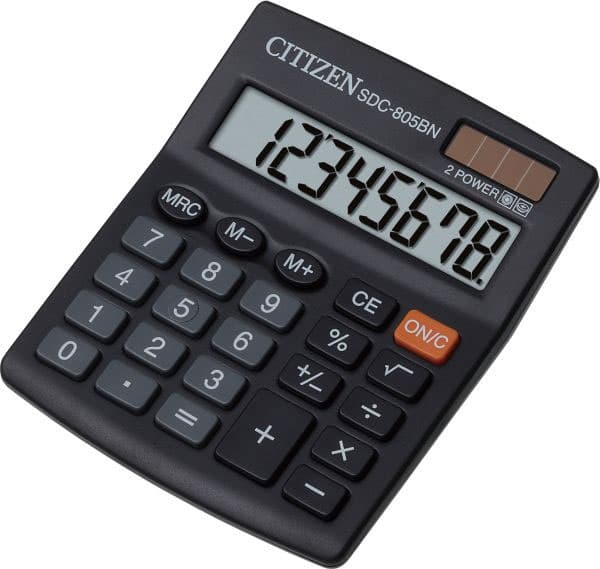 Citizen stoni kalkulator 8 cifara SDC-805BN 05DGC805