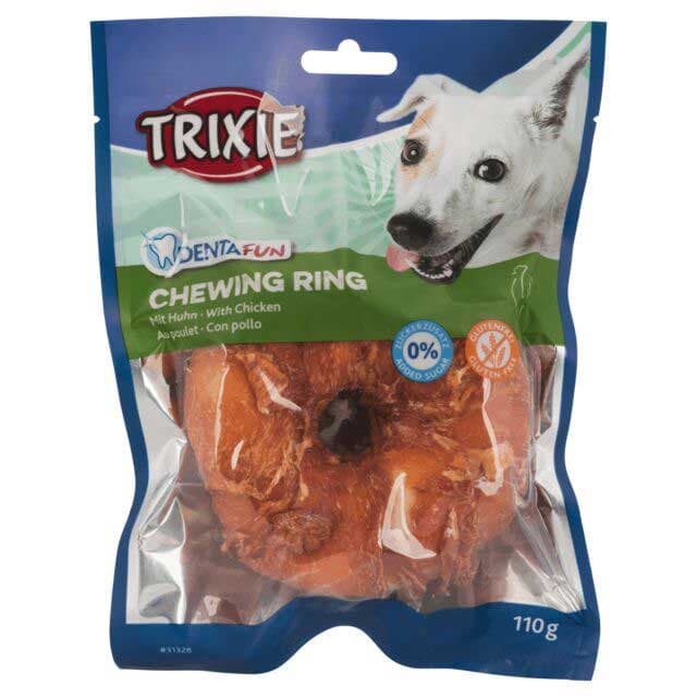 Poslastice za pse Krofna od piletine 110g Trixie Denta Fun 31328