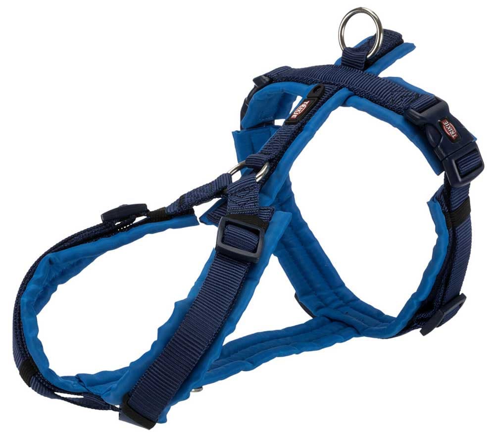 Am pojas za šetnju za pse veličina XL Premium Trekking indigo/royal blue Trixie 1997513